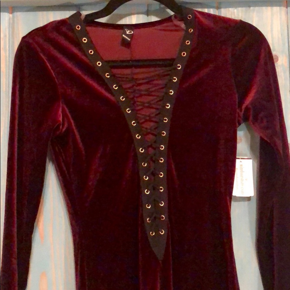Windsor velvet dress size small - Picture 3 of 4